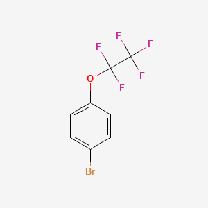 1-Bromo-4-(perfluoroethoxy)benzene chemical structure (CAS 56425-85-5)