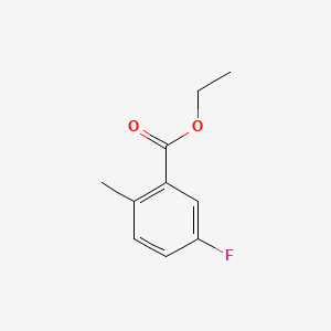 Ethyl 5-fluoro-2-methylbenzoate chemical structure (CAS 56427-66-8)