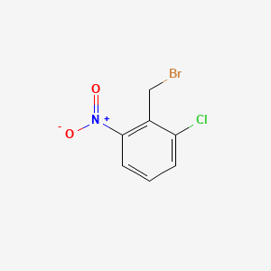 6-Chloro-2-nitrobenzyl bromide chemical structure (CAS 56433-01-3)
