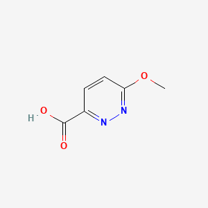 6-Methoxypyridazine-3-carboxylic acid chemical structure (CAS 56434-28-7)