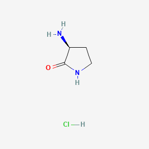 (S)-3-Amino-2-pyrrolidinone Hydrochloride chemical structure (CAS 56440-28-9)