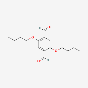 2,5-Dibutoxyterephthalaldehyde chemical structure (CAS 564456-59-3)