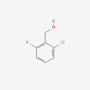 (2-Chloro-6-fluorophenyl)methanol chemical structure (CAS 56456-50-9)