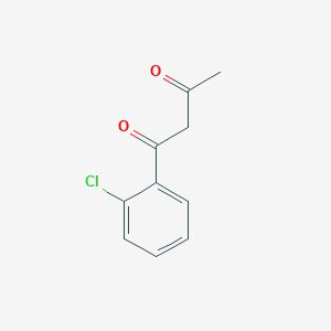 1-(2-Chlorophenyl)butane-1,3-dione chemical structure (CAS 56464-74-5)
