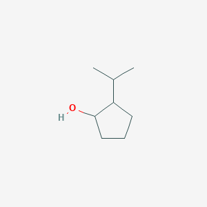 2-Isopropylcyclopentan-1-ol chemical structure (CAS 56470-87-2)