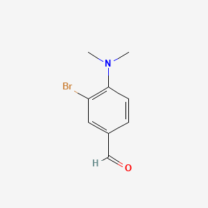 3-Bromo-4-(dimethylamino)benzaldehyde chemical structure (CAS 56479-63-1)