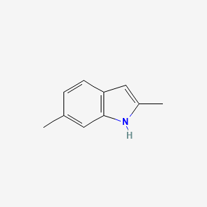 2,6-Dimethyl-1H-indole chemical structure (CAS 5649-36-5)