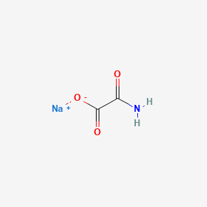 Sodium 2-amino-2-oxoacetate chemical structure (CAS 565-73-1)