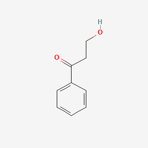 3-Hydroxy-1-phenylpropan-1-one chemical structure (CAS 5650-41-9)