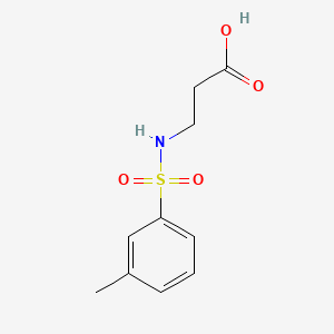 3-((3-Methylphenyl)sulfonamido)propanoic acid chemical structure (CAS 565169-47-3)