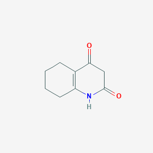 4-Hydroxy-5,6,7,8-tetrahydroquinolin-2(1H)-one chemical structure (CAS 56517-59-0)