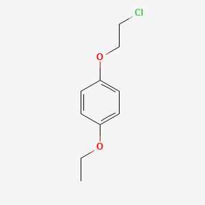 1-(2-Chloroethoxy)-4-ethoxybenzene chemical structure (CAS 565171-57-5)