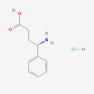 (S)-4-Amino-4-phenyl-butyric acid hydrochloride chemical structure (CAS 56523-54-7)