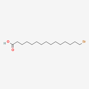 15-Bromopentadecanoic acid chemical structure (CAS 56523-59-2)