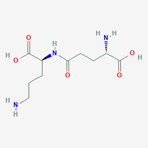 N5-((S)-4-Amino-1-carboxybutyl)-L-glutamine chemical structure (CAS 56523-61-6)