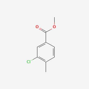 Methyl 3-chloro-4-methylbenzoate chemical structure (CAS 56525-63-4)