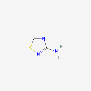 1,2,4-Thiadiazol-3-amine chemical structure (CAS 56531-89-6)