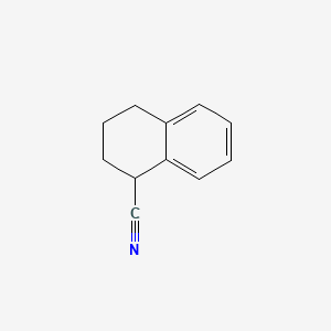 1,2,3,4-Tetrahydronaphthalene-1-carbonitrile chemical structure (CAS 56536-96-0)