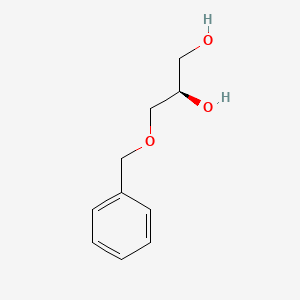 (R)-3-(Benzyloxy)propane-1,2-diol chemical structure (CAS 56552-80-8)
