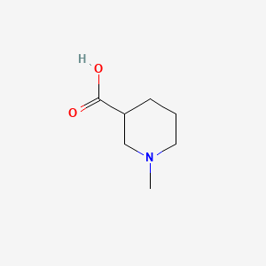 1-Methylpiperidine-3-carboxylic acid chemical structure (CAS 5657-70-5)