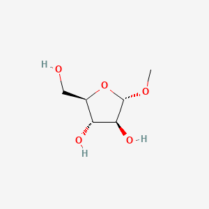 (2R,3S,4S,5S)-2-(Hydroxymethyl)-5-methoxytetrahydrofuran-3,4-diol chemical structure (CAS 56607-40-0)