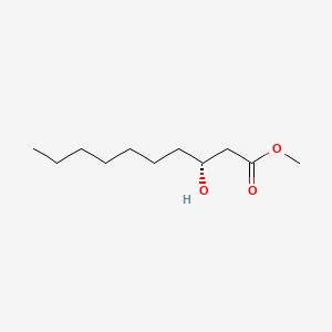 (R)-Methyl 3-hydroxydecanoate chemical structure (CAS 56618-58-7)