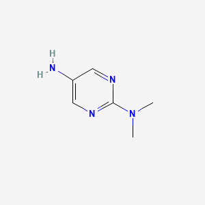 N2,N2-Dimethylpyrimidine-2,5-diamine chemical structure (CAS 56621-99-9)