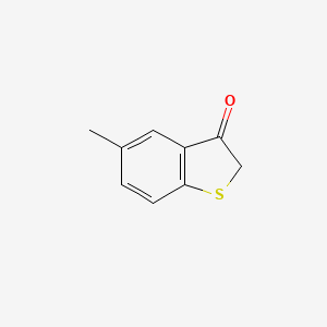 5-Methylbenzo[b]thiophen-3(2H)-one chemical structure (CAS 56639-88-4)