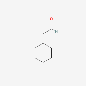 2-Cyclohexylacetaldehyde chemical structure (CAS 5664-21-1)
