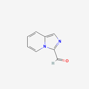 Imidazo[1,5-a]pyridine-3-carbaldehyde chemical structure (CAS 56671-66-0)