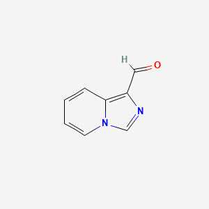 Imidazo[1,5-a]pyridine-1-carbaldehyde chemical structure (CAS 56671-67-1)