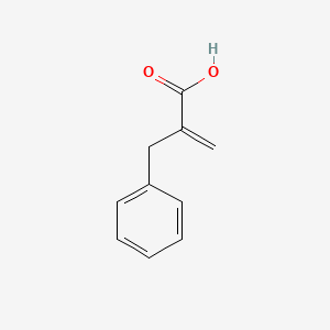 2-Benzylacrylic acid chemical structure (CAS 5669-19-2)