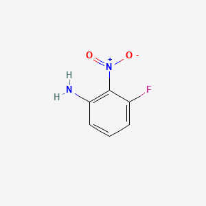 3-Fluoro-2-nitroaniline chemical structure (CAS 567-63-5)