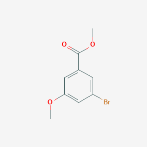 Methyl 3-bromo-5-methoxybenzoate chemical structure (CAS 56709-70-7)