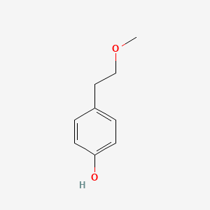 p-(2-Methoxyethyl) phenol chemical structure (CAS 56718-71-9)