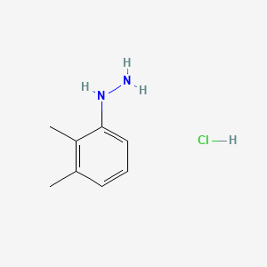 (2,3-Dimethylphenyl)hydrazine hydrochloride chemical structure (CAS 56737-75-8)