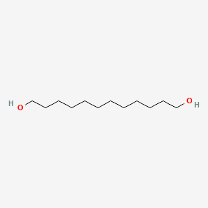 1,12-Dodecanediol chemical structure (CAS 5675-51-4)