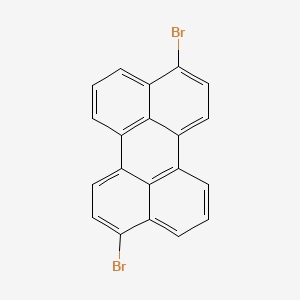 3,9-Dibromoperylene chemical structure (CAS 56752-35-3)