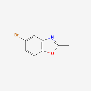 5-Bromo-2-methyl-1,3-benzoxazole chemical structure (CAS 5676-56-2)
