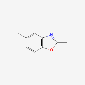 2,5-Dimethylbenzoxazole chemical structure (CAS 5676-58-4)