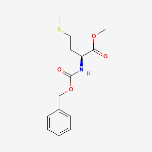 (S)-Methyl 2-(((benzyloxy)carbonyl)amino)-4-(methylthio)butanoate chemical structure (CAS 56762-93-7)