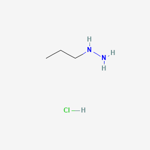 Propylhydrazine hydrochloride chemical structure (CAS 56795-66-5)