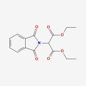 Diethyl 2-(1,3-dioxoisoindolin-2-yl)malonate chemical structure (CAS 5680-61-5)