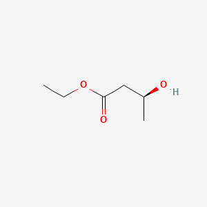 (S)-Ethyl 3-hydroxybutanoate chemical structure (CAS 56816-01-4)