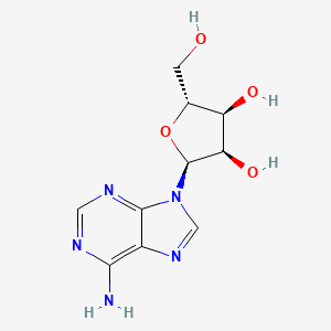 (2S,3R,4S,5R)-2-(6-Amino-9H-purin-9-yl)-5-(hydroxymethyl)tetrahydrofuran-3,4-diol chemical structure (CAS 5682-25-7)