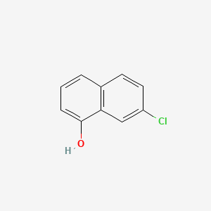 7-Chloronaphthalen-1-ol chemical structure (CAS 56820-58-7)