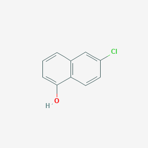 6-Chloronaphthalen-1-ol chemical structure (CAS 56820-70-3)