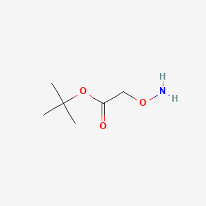 tert-Butyl 2-(aminooxy)acetate chemical structure (CAS 56834-02-7)