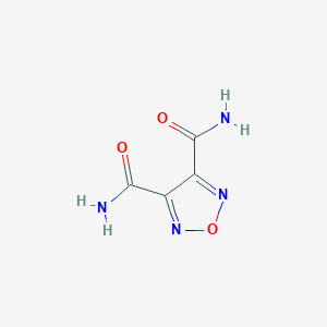 1,2,5-Oxadiazole-3,4-dicarboxamide chemical structure (CAS 56873-33-7)