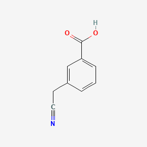 3-(Cyanomethyl)benzoic acid chemical structure (CAS 5689-33-8)